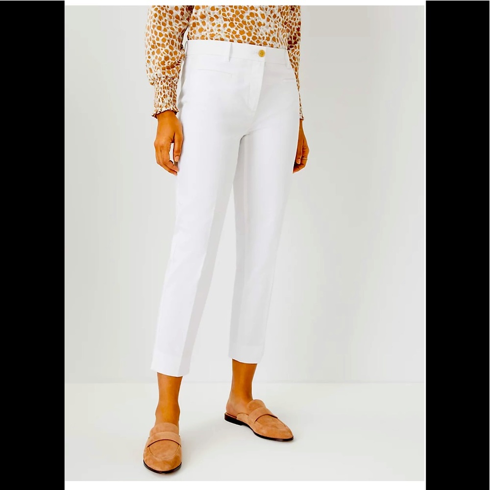 Ann Taylor Cotton Crop Pants